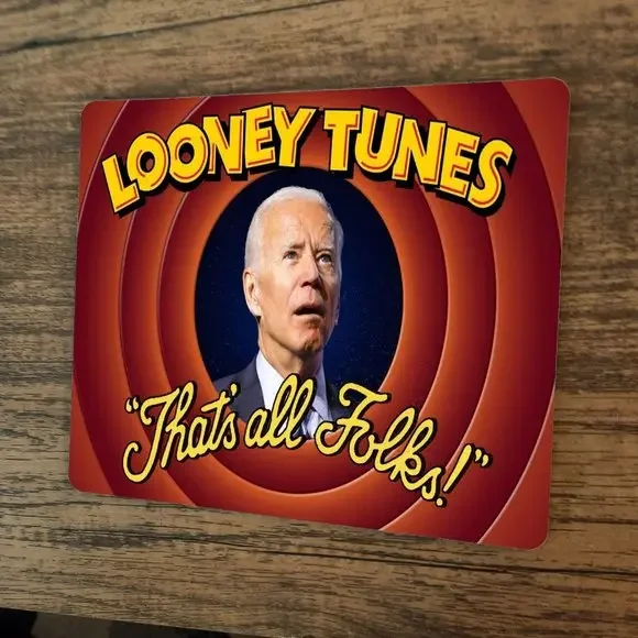 Looney Tunes Joe Biden Thats All Folks‎ Mouse Pad
