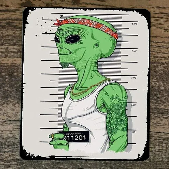 Mouse‎ Pad Alien Mugshot