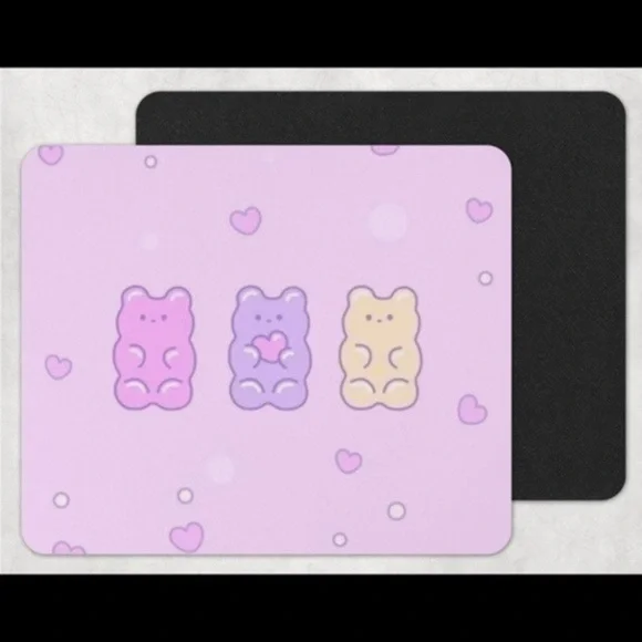 Pink Gummy Bear Mouse Pad