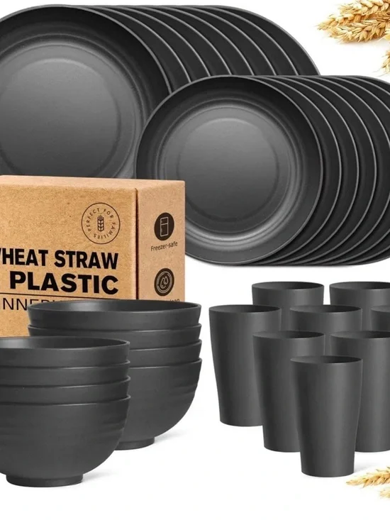 TINANA Wheat Straw Dinnerware Set