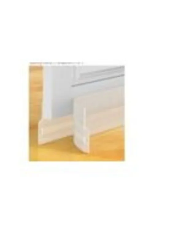 Dr. Door Super Seal Under Door Draft Stopper - Clear Weather Stripping Door Seal