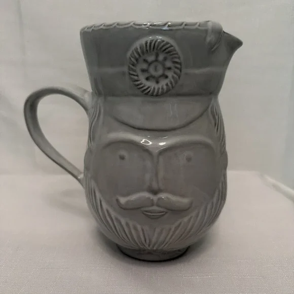 JONATHAN ADLER UTOPIA Captain & Sailor Double Sided Pitcher New Rare