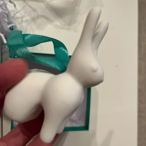 Jonathan Adler Menagerie Rabbit Ornament Porcelain Easter‎ Decor Gift (new/x)