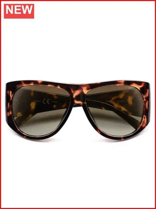 Vintage Retro Oversized Aviator Polarized Sunglasses UV400