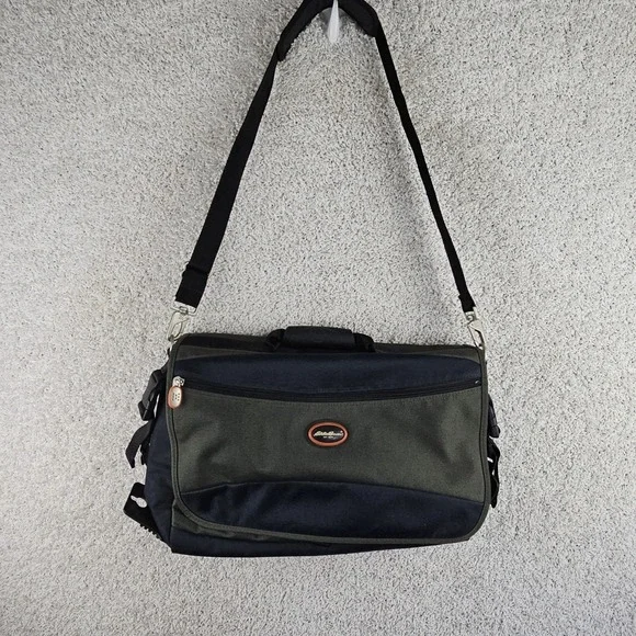 Eddie Bauer Laptop Luggage Shoulder Bag Ballistic Nylon Storage Carry On