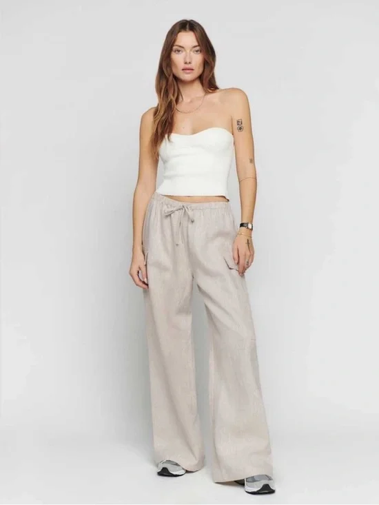 Reformation Ethan Linen Pants