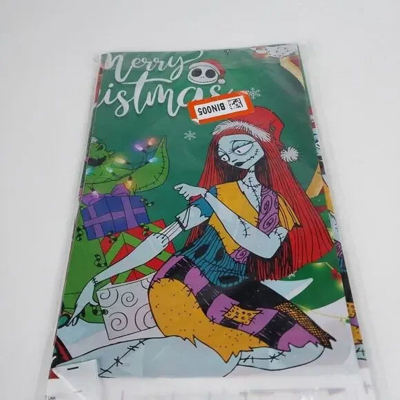 3 Pack Rectangle Tablecloths Nightmare Christmas‎ Party Disposable