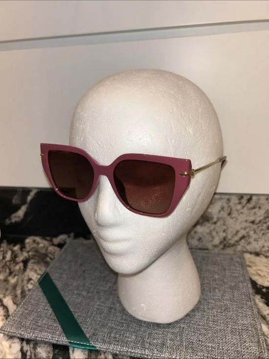 Michael Kors Mulberry Cat-Eye Sunglasses with Brown Lenses