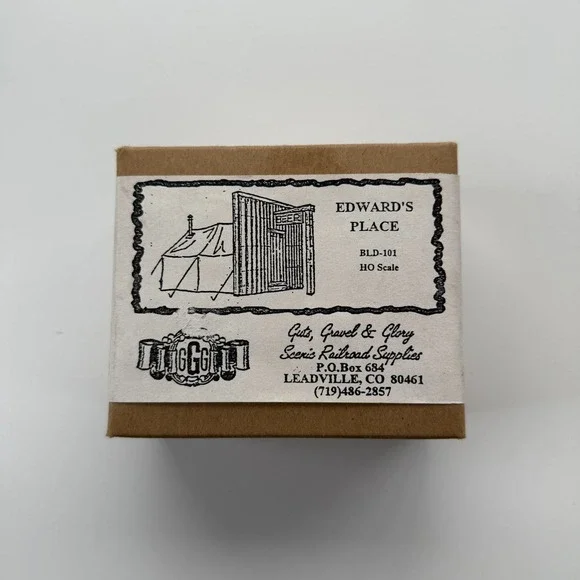 Guts,‎ Gravel & Glory Edwards Place BLD-101 HO Scale 1:87 Railroad Model