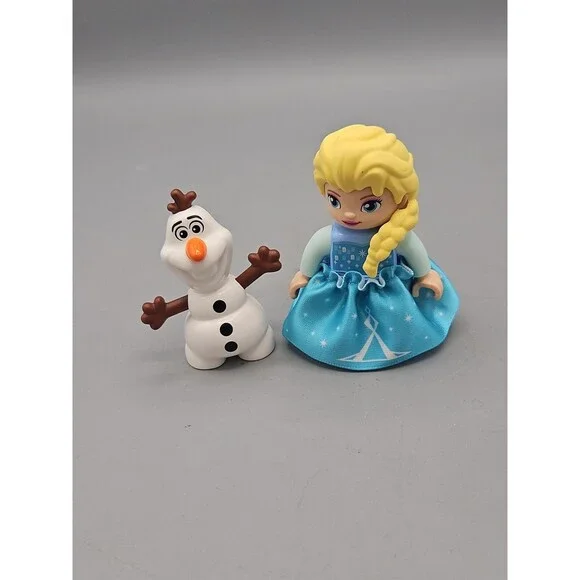 Lego Duplo Figures ~ Disney's Frozen ELSA  &  OLAF Lot Of 2