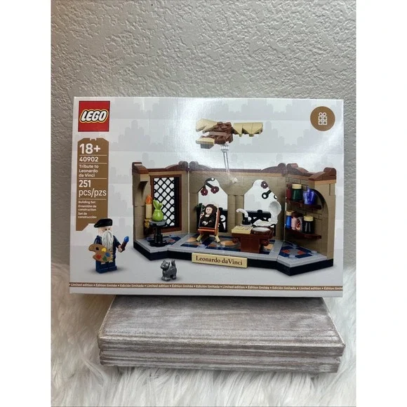 LEGO 40902 Tribute to Leonardo da Vinci Limited Edition NEW! FAST SHIP SEALED