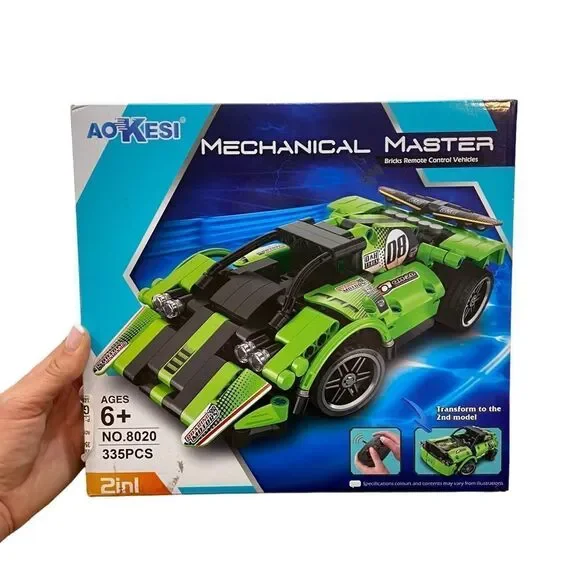 Brand New AO Kesi 2 in 1 Mechanical Masters Brick‎ Building Toy RC Car