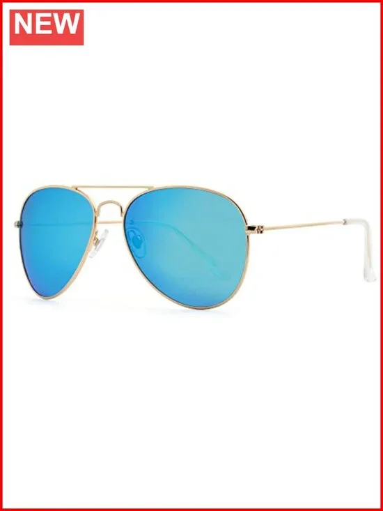 Polarized Aviator Sunglasses UV400 Protection Metal Frame Pilot Style