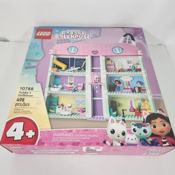 LEGO Gabby's Dollhouse 10788 DreamWorks Building Set 498 Pieces New Sealed