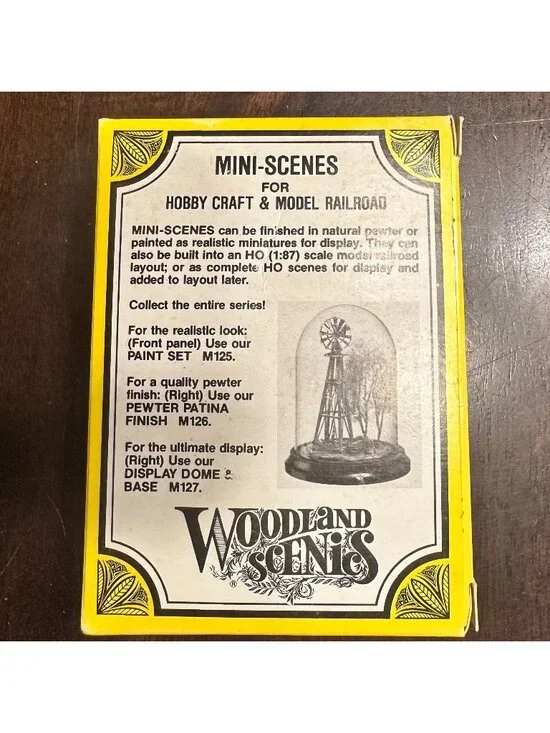 Woodland Scenics Mini-Scenes Windmill Kit HO 1:87