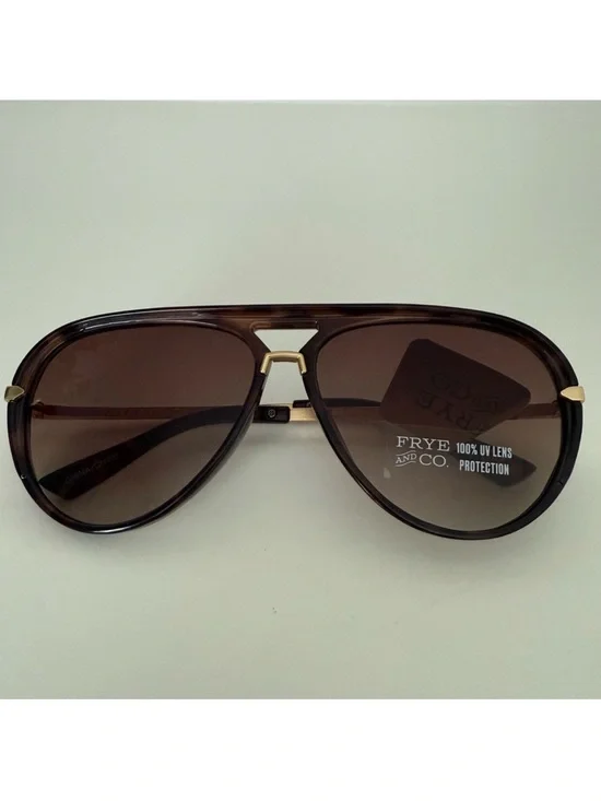 NEW Frye and Co Retro Navigator Aviator Sunglasses