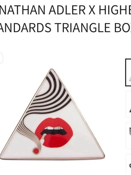 Jonathan Adler Higher Standards “Full Dose” Triangle Box