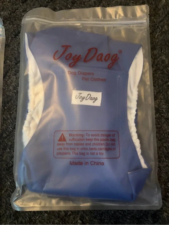 Joy daog NIB washable belt band male dog diapers