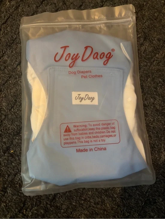 Joy daog NIB washable belt band male dog diapers