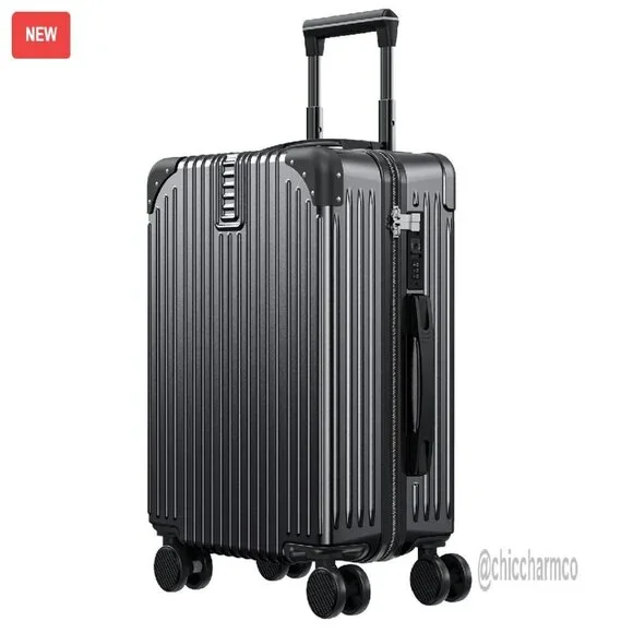 20 Inch Carry On Luggage Hard Shell TSA Lock 8 Spinner Wheels Lightweight