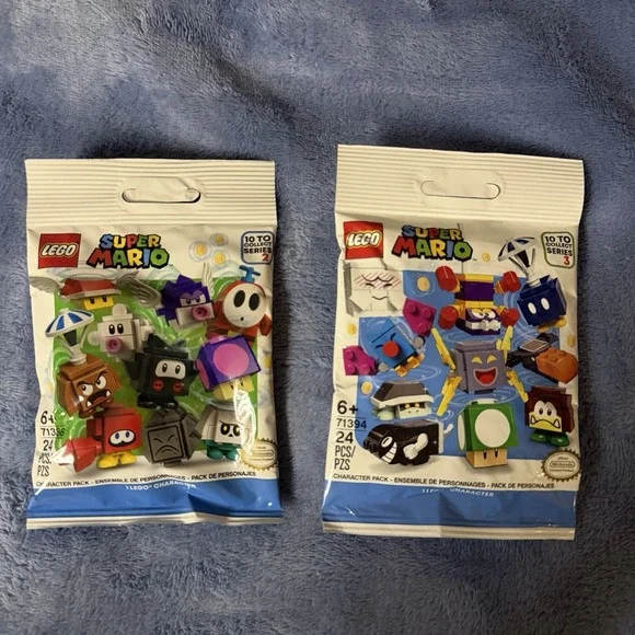 Lego Super‎ Mario Series 2  And Series 3 Open Blind bag mini figure Lot Of 2