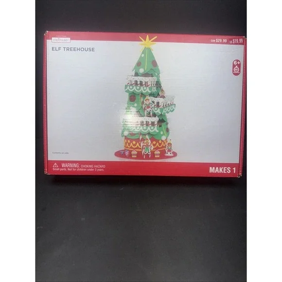 Elf Treehouse Christmas Creatology Foam‎ Craft New Makes 1