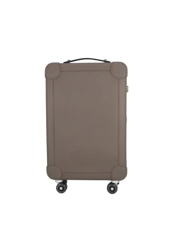 Hermes Carry Case Ro Ring Mobility Suitcase Etain Black Silver Taurillon