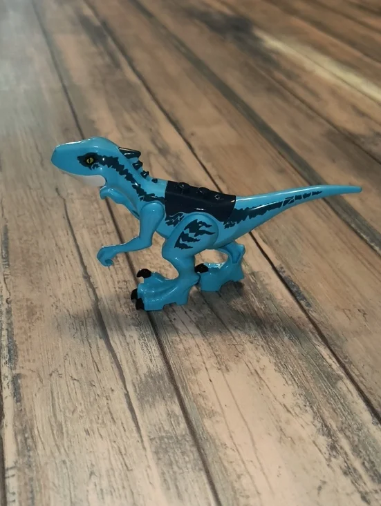 Authentic LEGO Jurassic World Blue Raptor Figure