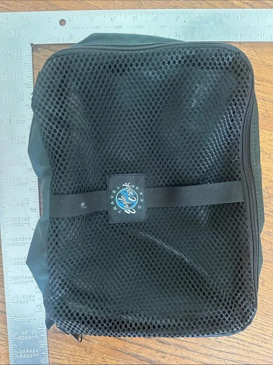 Black Mesh Pouch - Travel Organizer