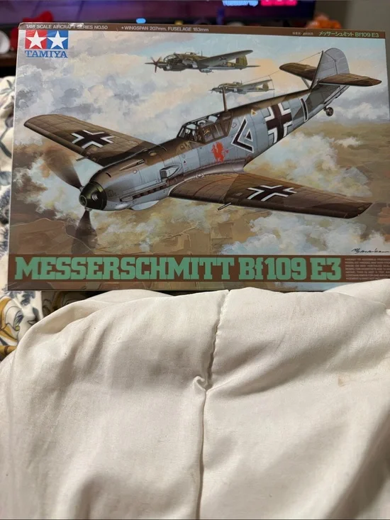 Messerschmitt Bf109 E3 Model Kit - Green & Brown