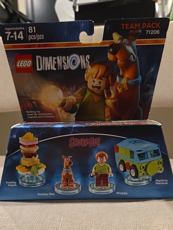 Lego Scooby-Doo Team Pack Mystery Machine in Blue and Green Lego Dimensions