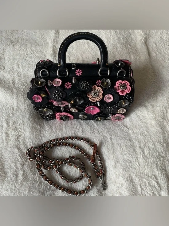RARE Coach 1941 Double Dinky Tea Rose Purse