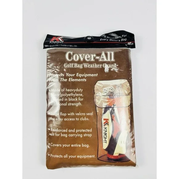 Knight Golfing Golf Club Bag Weather Proof Cover‎ All Weather Guard New