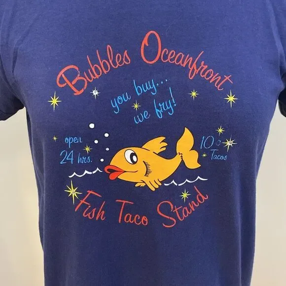 Tilt Fish Taco Stand Graphic T-Shirt‎