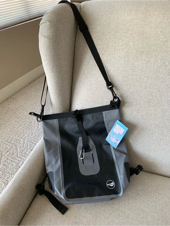 Water proof Crossbody Bag Black & Gray