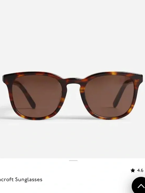 Madewell Ashcroft Sunglasses, 100% UVA/UVB, Whiskey Tortoise, NWT!