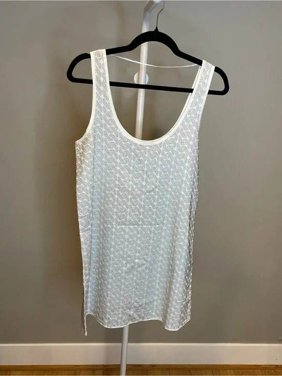 Rebecca Minkoff 100% Modal Silver Stud Embellished Tank Top