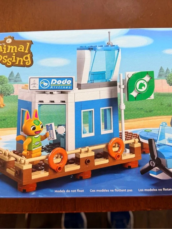 Lego Animal Crossing Dodo Airlines Buildable Playset in Blue, White, Orange