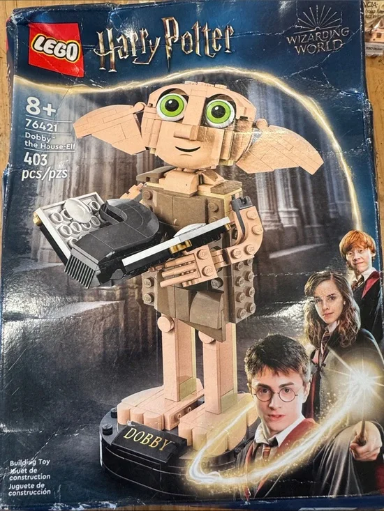 Lego Harry Potter Dobby Figure - Tan, Black, Green