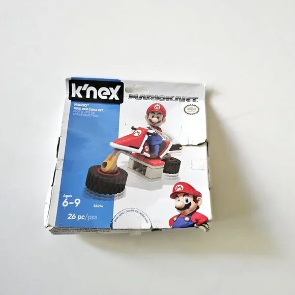 K'nex Mario Brothers Mario Cart Bike Building Set‎