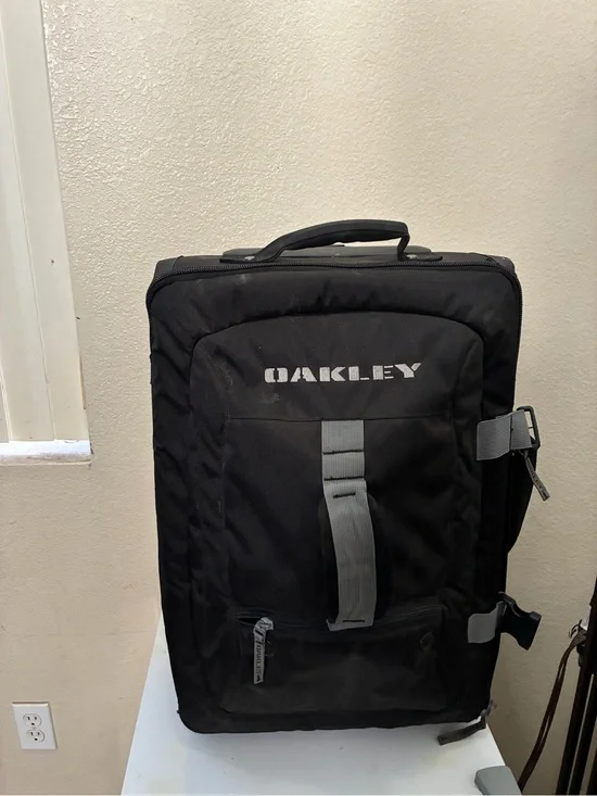 Oakley Black and Gray Carry-On Travel Backpack