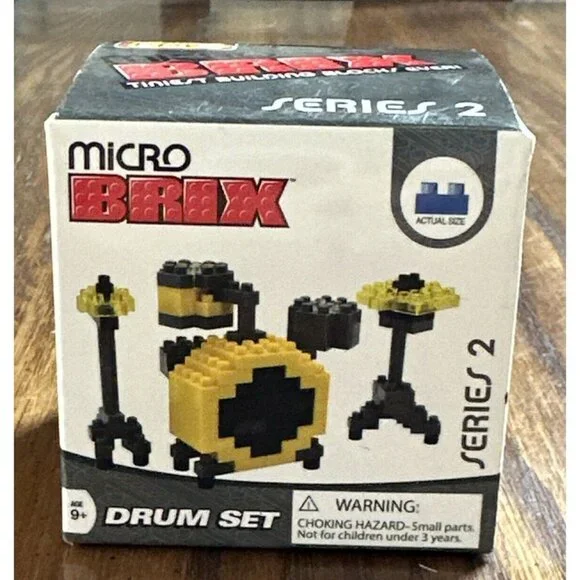 Loz Micro Brix Drum Set Series 2 Tinest Building Blocks‎ Ever  9+