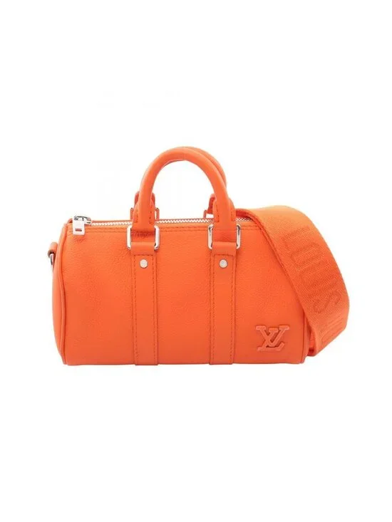 Louis Vuitton Handbag Keepall XS LV Aerogram 2-Way Orange Leather