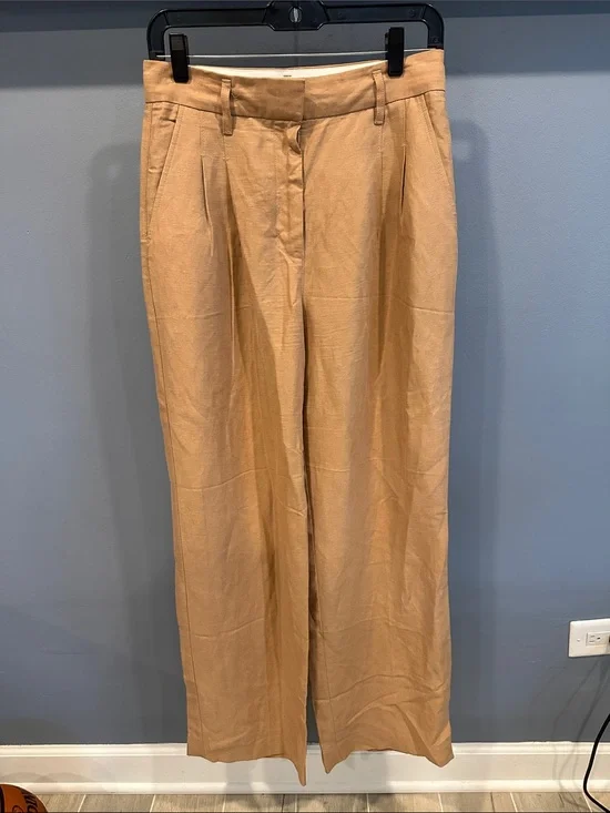 Aritzia Wilfred The Effortless Pant Linen regular length