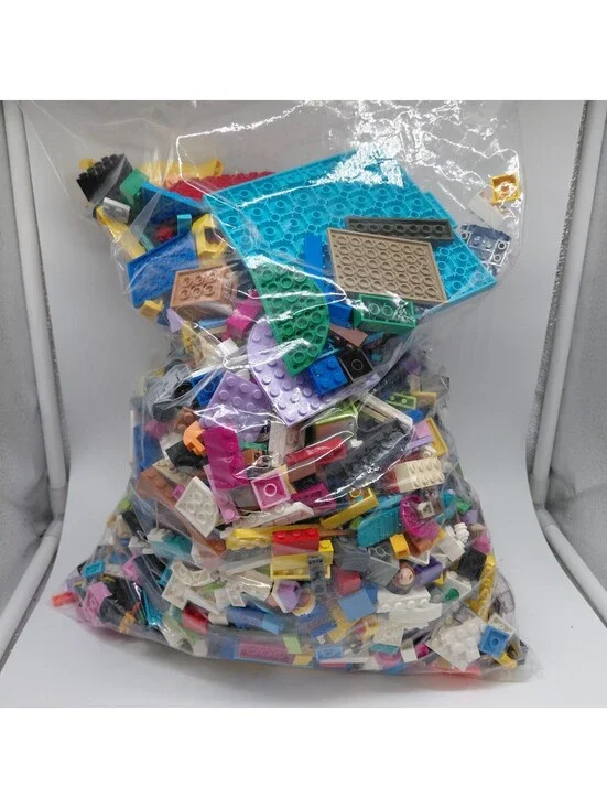 5 Lb Bulk Lot Genuine LEGO Mixed Pieces Bricks Parts Plates Random Assorted