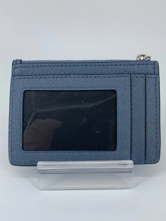 Coach Leather F12186 Mini ID Skinny Key Chain Case New!