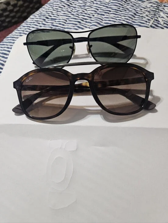 2 Pair Of Ray Ban Sunglasses