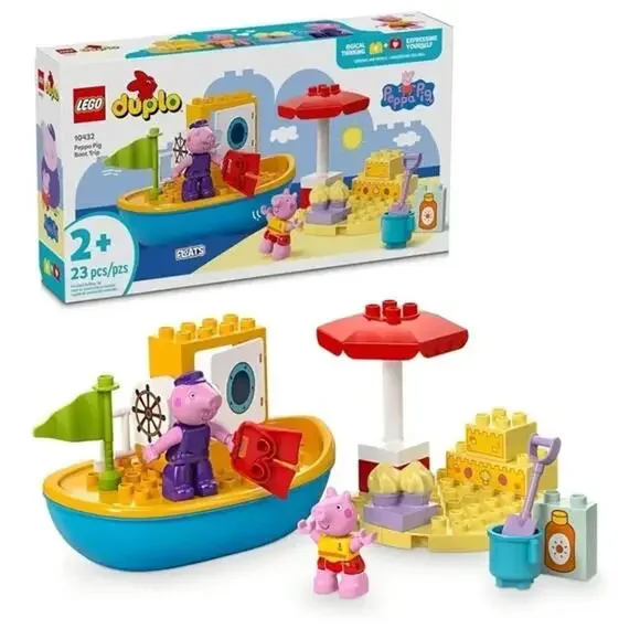 10432 LEGO® DUPLO® Peppa Pig Boat Trip Building Block for Toddlers (23 Pieces)