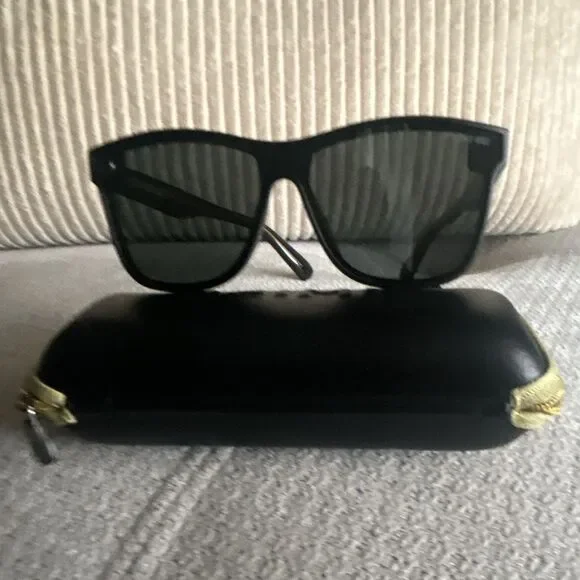 Blenders Prime Cat eye Blenders Sunglasses Black Lenses polarized w/  case