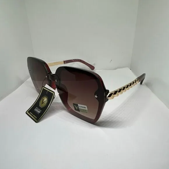 VG Oversized Square Fashion Sunglasses UV400 – Designer Style – New
